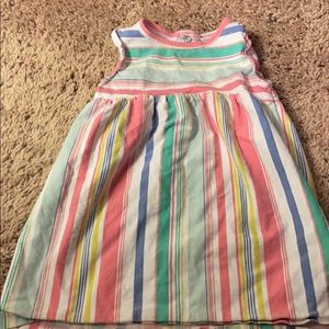 Carter’s Rainbow Striped Dress 18 months
